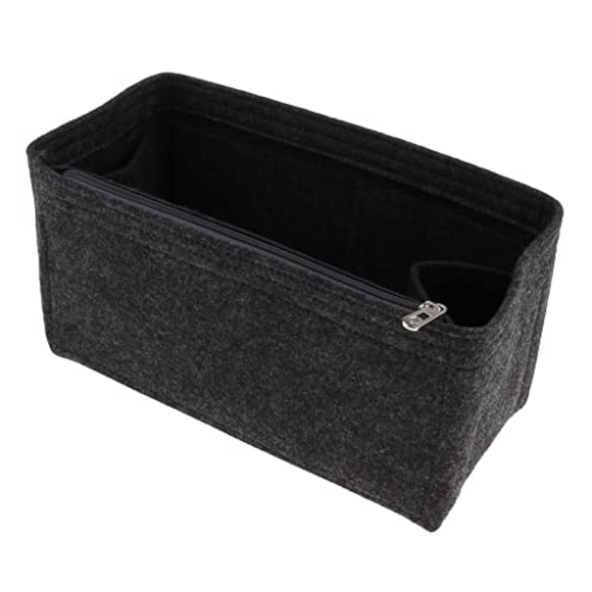 Felt Zippered Handbag Insert Purse Organizer Bag